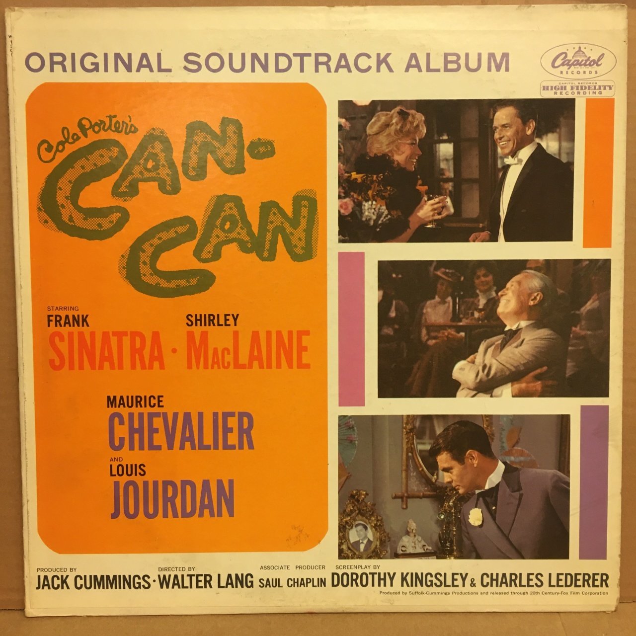 CAN-CAN SOUNDTRACK FRANK SINATRA SHIRLEY MACLAINE 2.EL PLAK