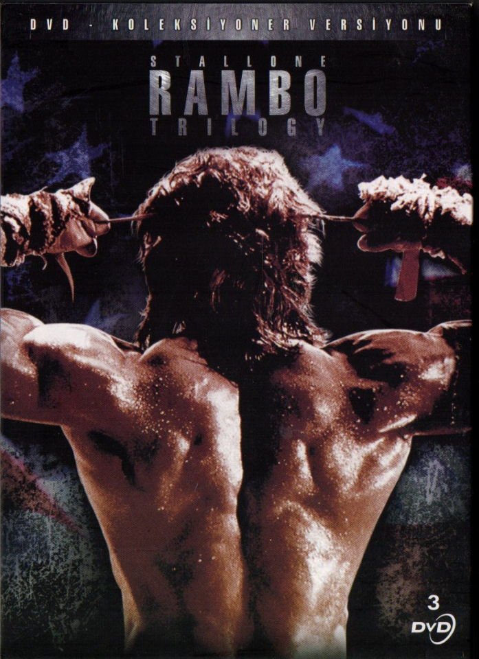RAMBO TRILOGY - SYLVESTER STALLONE - 3DVD 2.EL