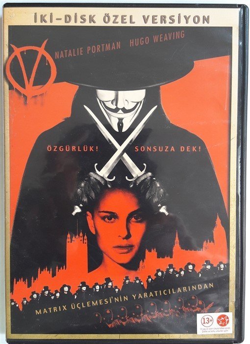 V FOR VENDETTA - NATALIE PORTMAN - HUGO WEAVING - 2DVD 2.EL