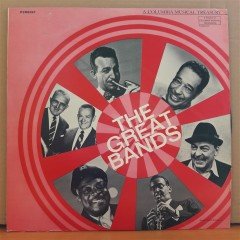 THE GREAT BANDS TOMMY DORSEY, CAB CALLOWAY, GENE KRUPA, DUKE ELLINGTON... (1968) - 2LP 2.EL PLAK