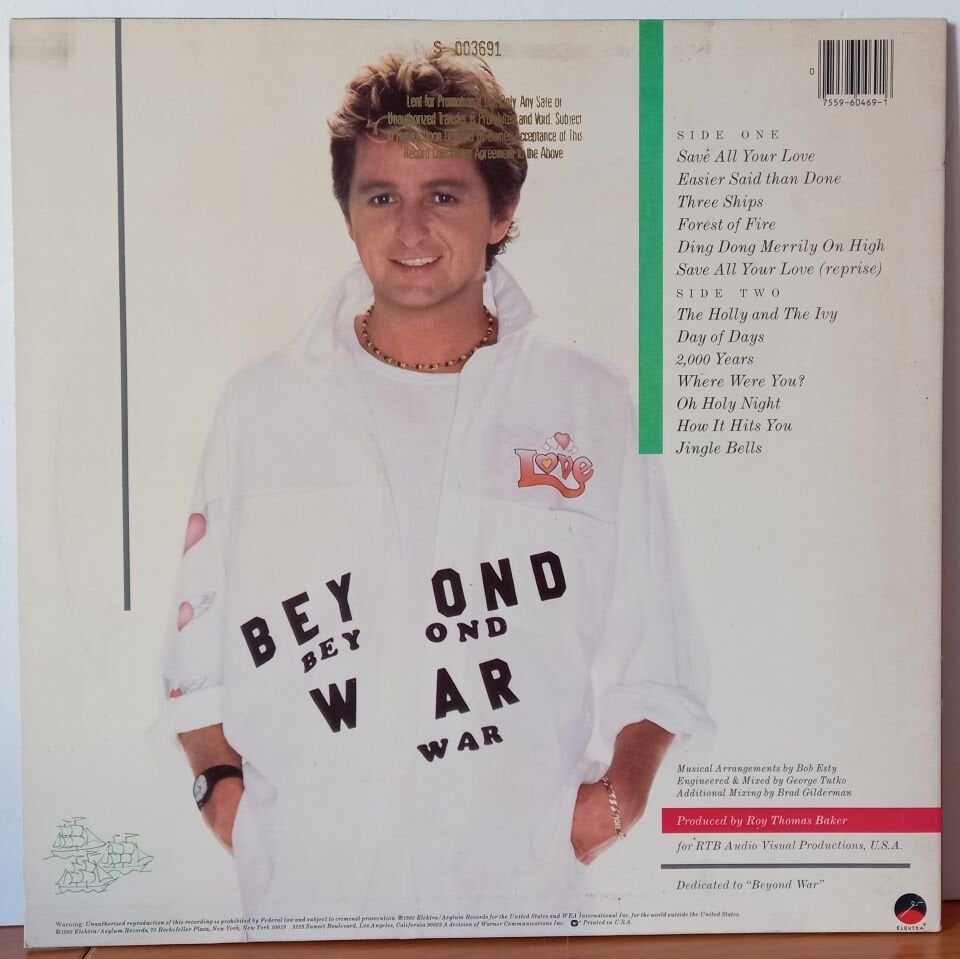 JON ANDERSON – 3 SHIPS (1985) - LP 2.EL PLAK