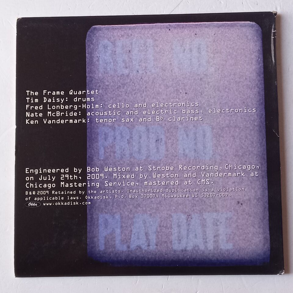 THE FRAME QUARTET – 35MM (2009) - CD 2.EL