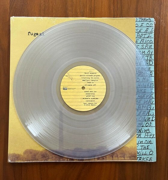 FUGAZI - IN ON THE KILL TAKER (1993) - LP 2023 CLEAR TRANSPARENT COLOURED SIFIR PLAK