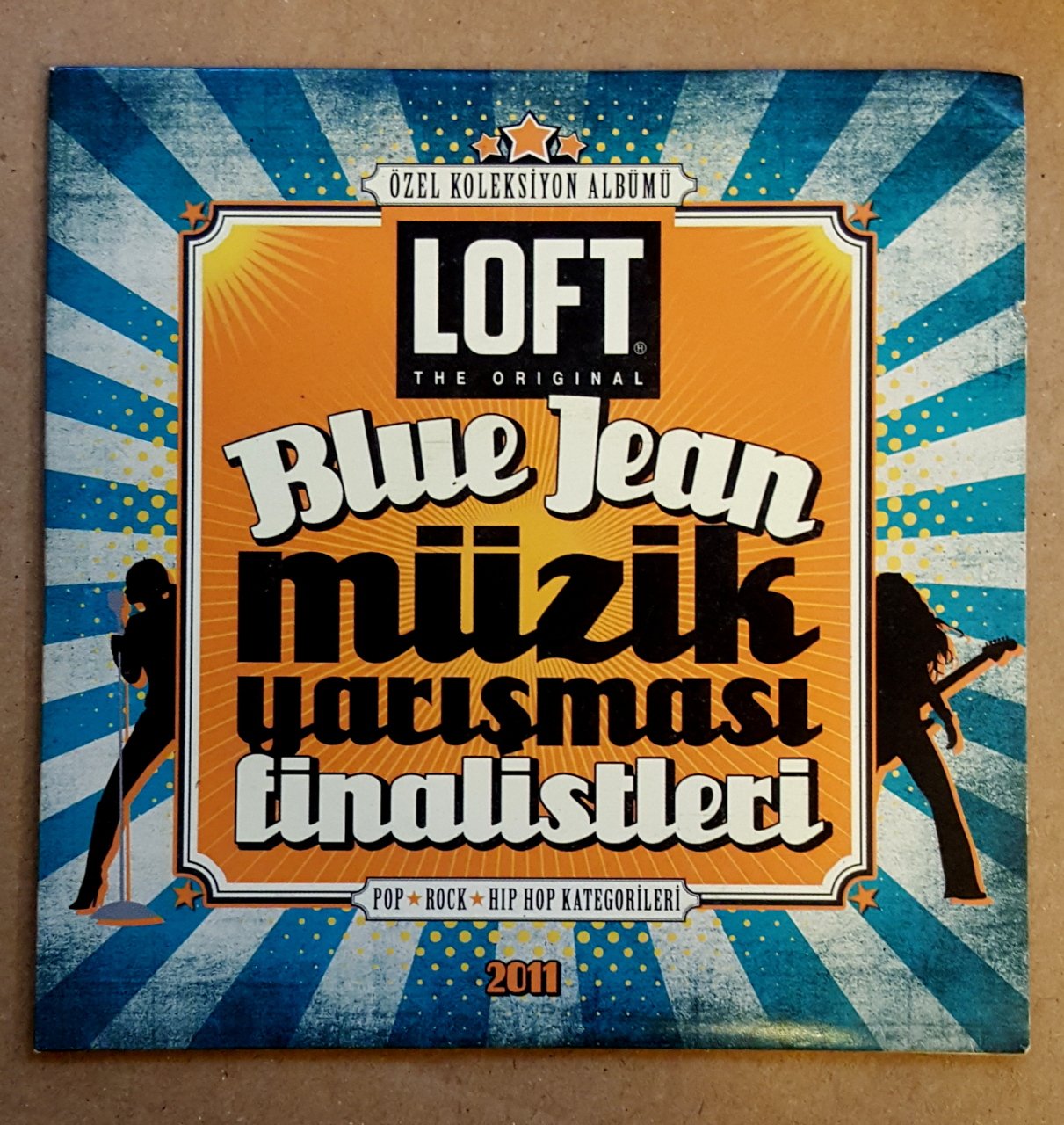 BLUE JEAN MÜZİK YARIŞMASI FİNALİSTLERİ - 2011 PROMO - CD CARDSLEEVE 2.EL