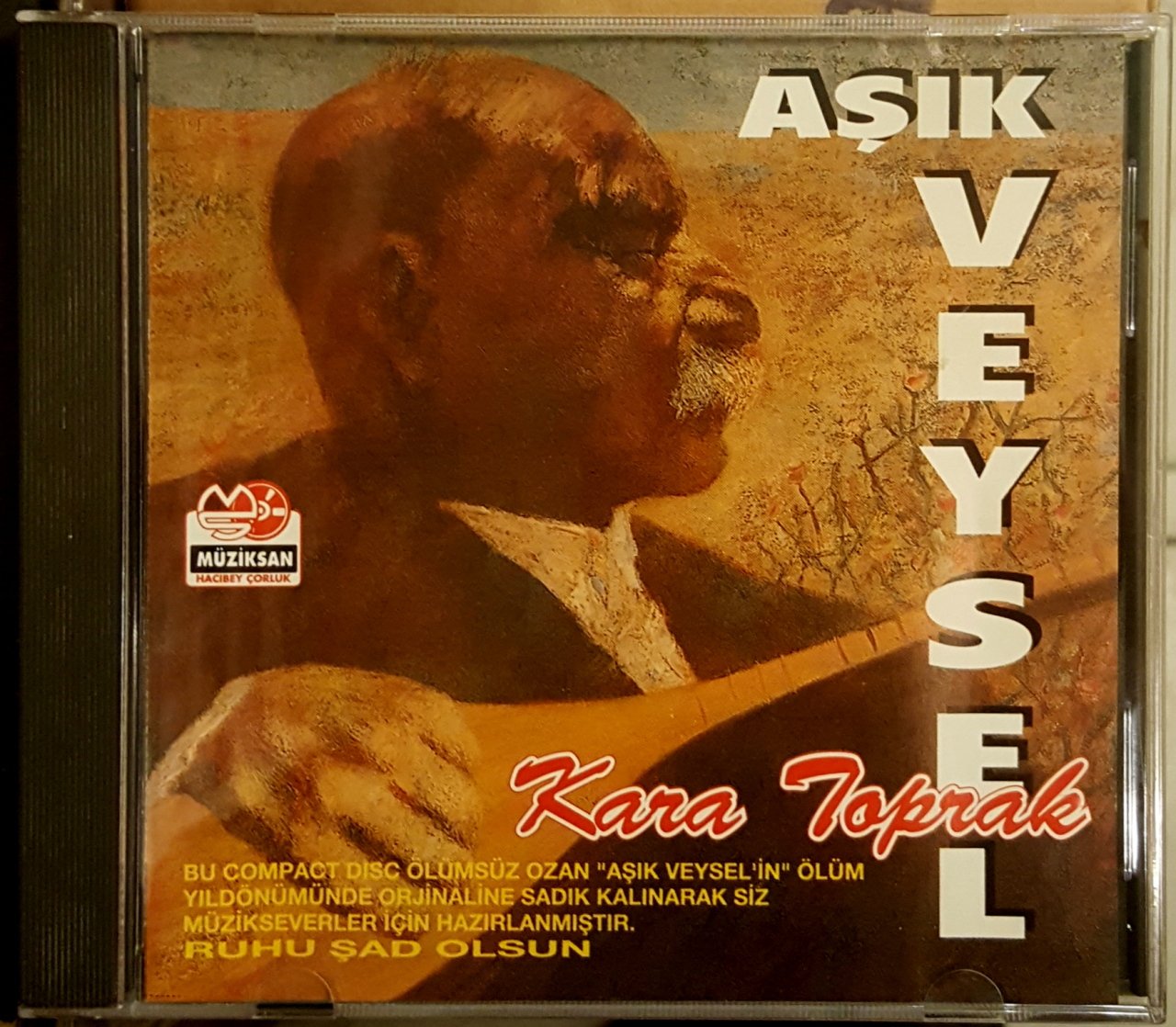 AŞIK VEYSEL - KARA TOPRAK - CD MÜZİKSAN İLK BASKI 2.EL