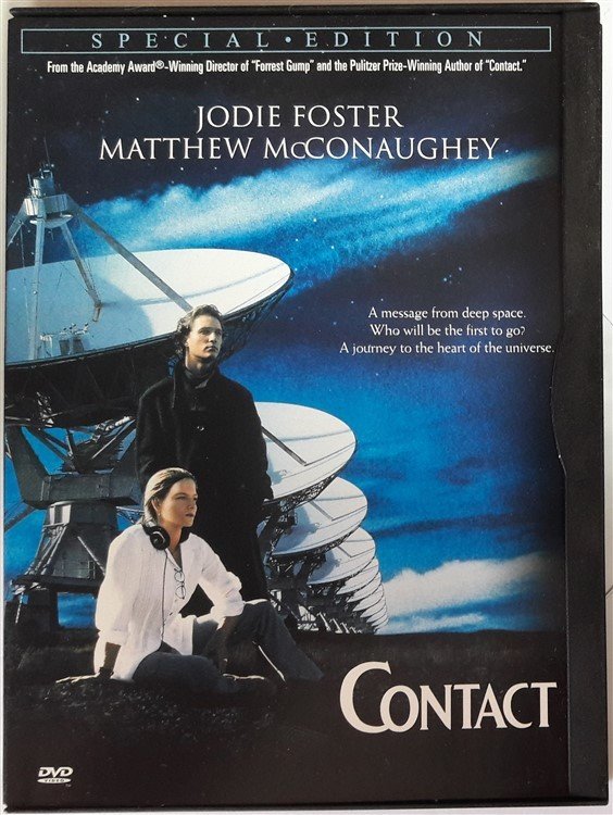 CONTACT - MESAJ - JODIE FOSTER - MATTHEW McCONAUGHEY - ROBERT ZEMECKIS - SNAPCASE DVD 2.EL (CARL SAGAN)