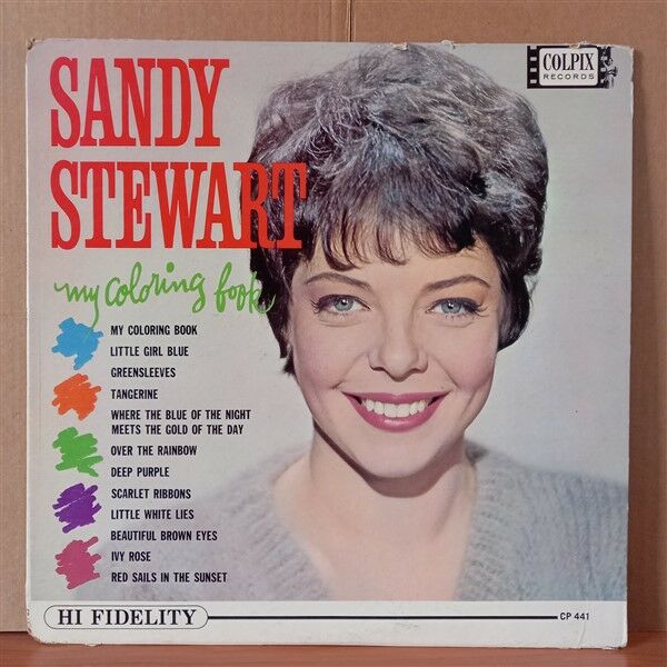 SANDY STEWART – MY COLORING BOOK (1963) - LP 2.EL PLAK