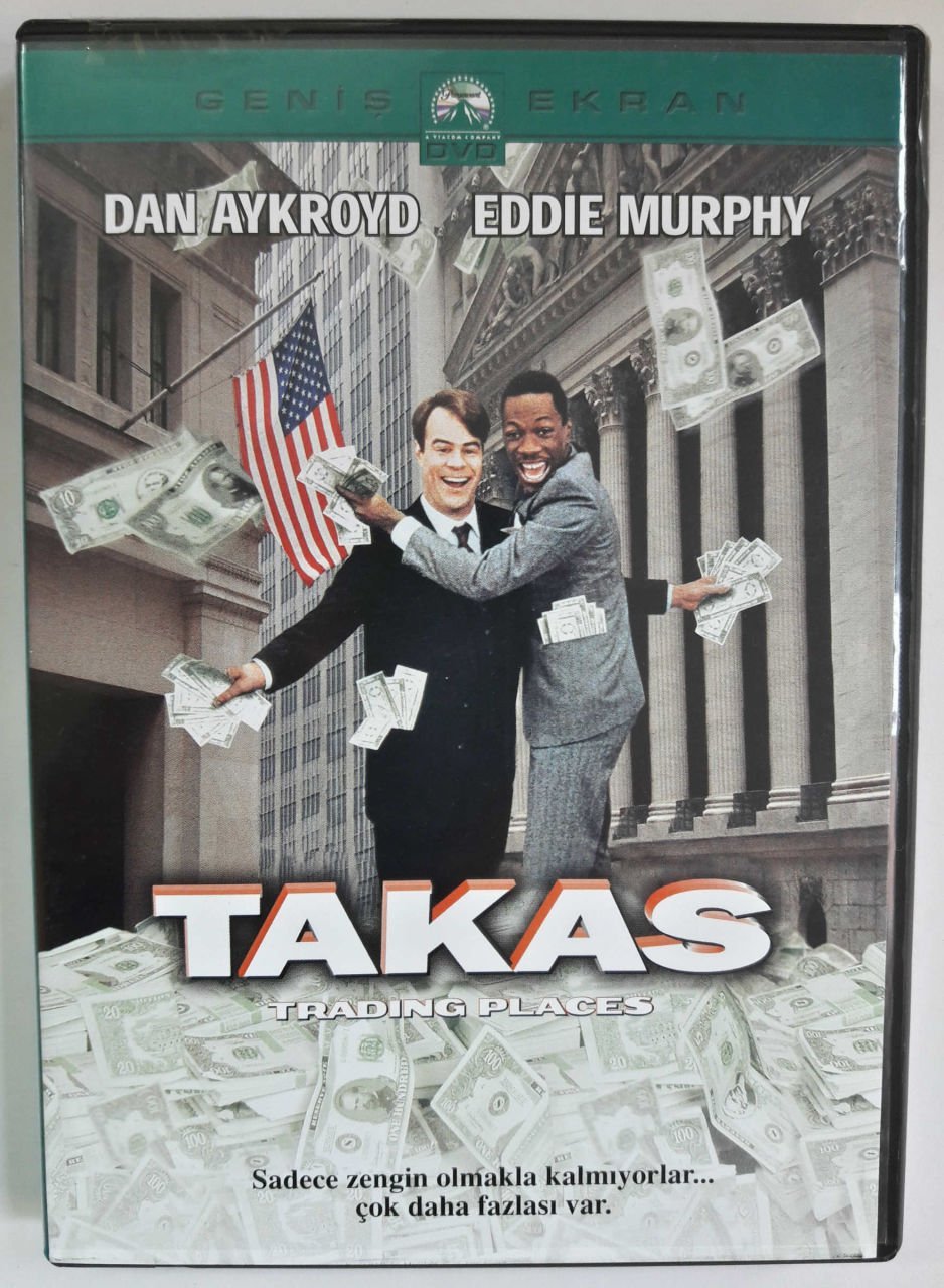 TAKAS - TRADING PLACES - EDDIE MURPHY - DAN AYKROYD - DVD 2.EL