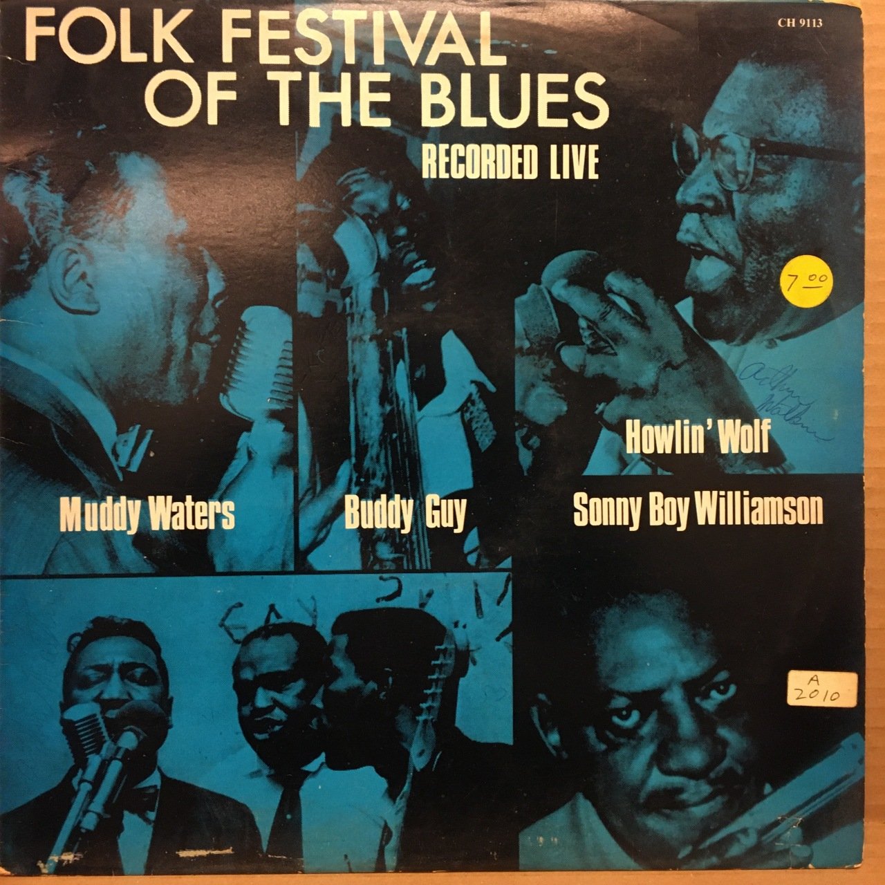 FOLK FESTIVAL OF THE BLUES LIVE MUDDY WATERS BUDDY GUY HOWLIN WOLF .. 1984 2.EL PLAK