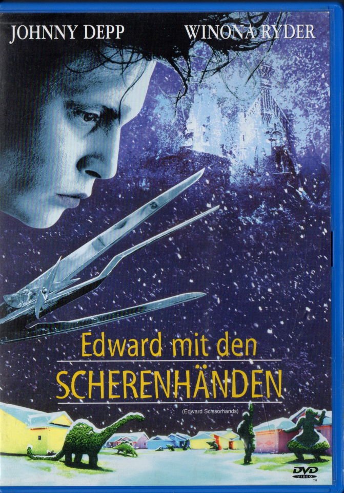 EDWARD SCISSORHANDS - JOHNNY DEPP - TIM BURTON - DVD 2.EL TÜRKÇE ALTYAZI YOKTUR