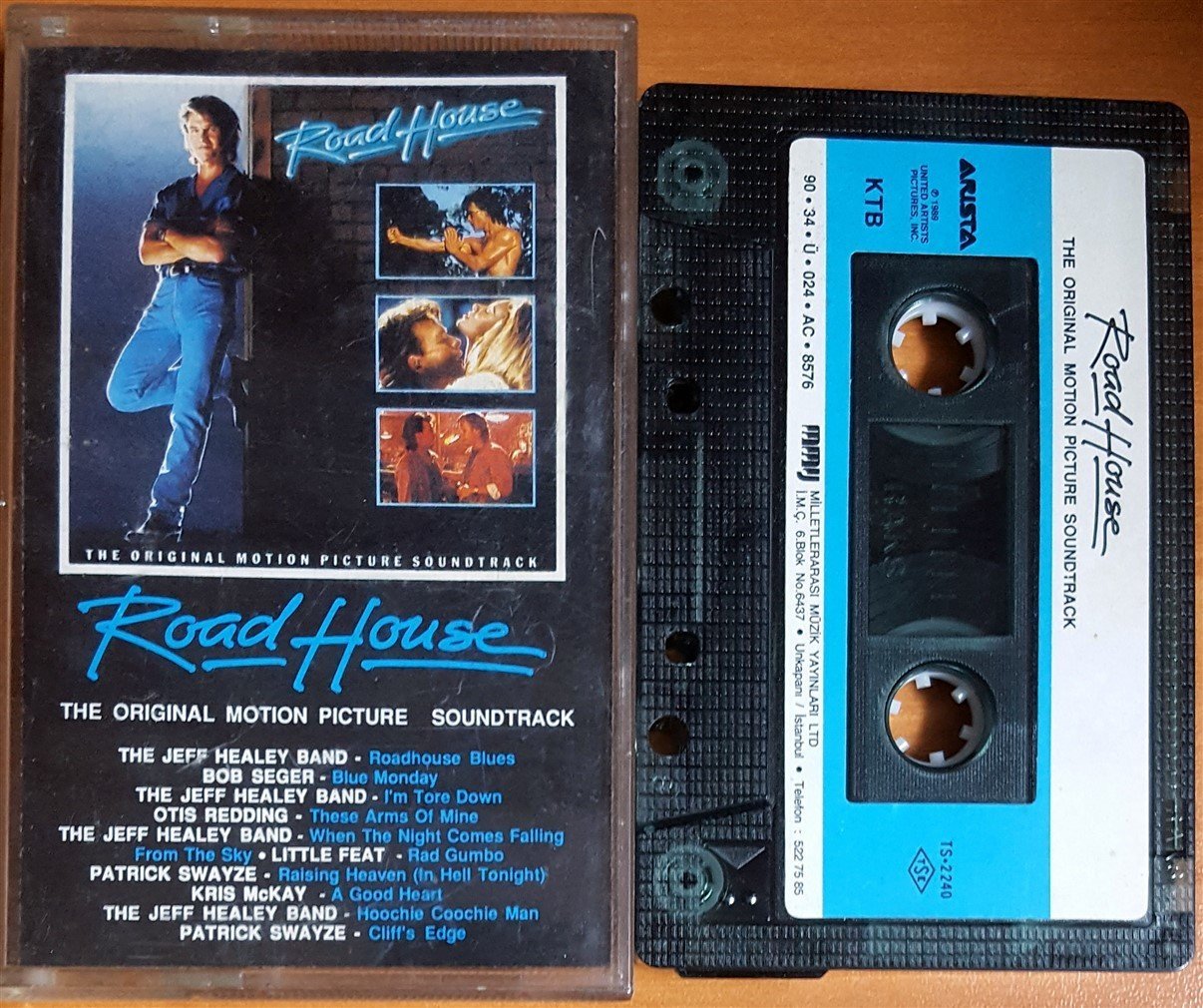 ROAD HOUSE SOUNDTRACK / BOB SEGER, OTIS REDDING, THE JEFF HEALEY BAND (1990) MMY KASET 2.EL