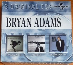 BRYAN ADAMS - CUTS LIKE A KNIFE, INTO THE FIRE, YOU WANT IT YOU GOT IT (1999) - 3CD BOX 2.EL