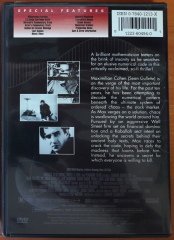 Pİ - π - DARREN ARONOFSKY - DVD 2.EL 1. BÖLGE TR ALTYAZI YOKTUR