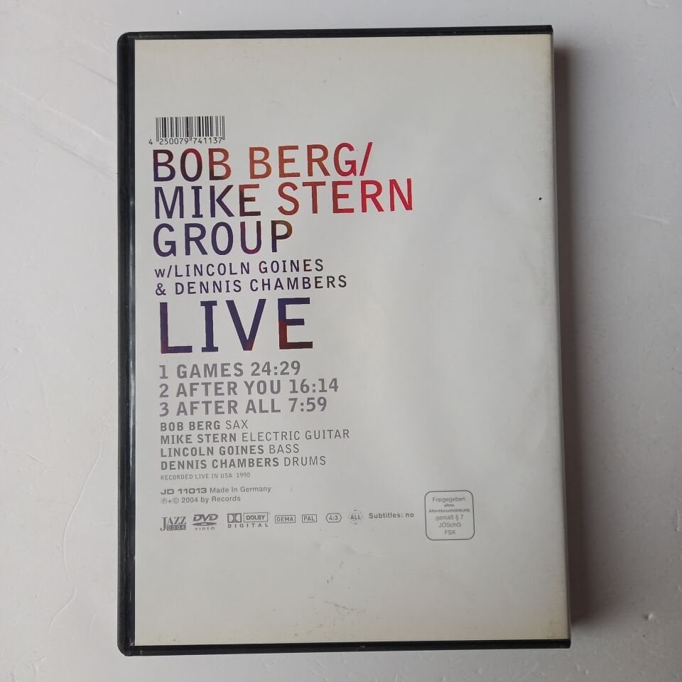 BOB BERG MIKE STERN GROUP WITH LINCOLN GOINES AND DENNIS CHAMBERS LIVE - DVD 2.EL