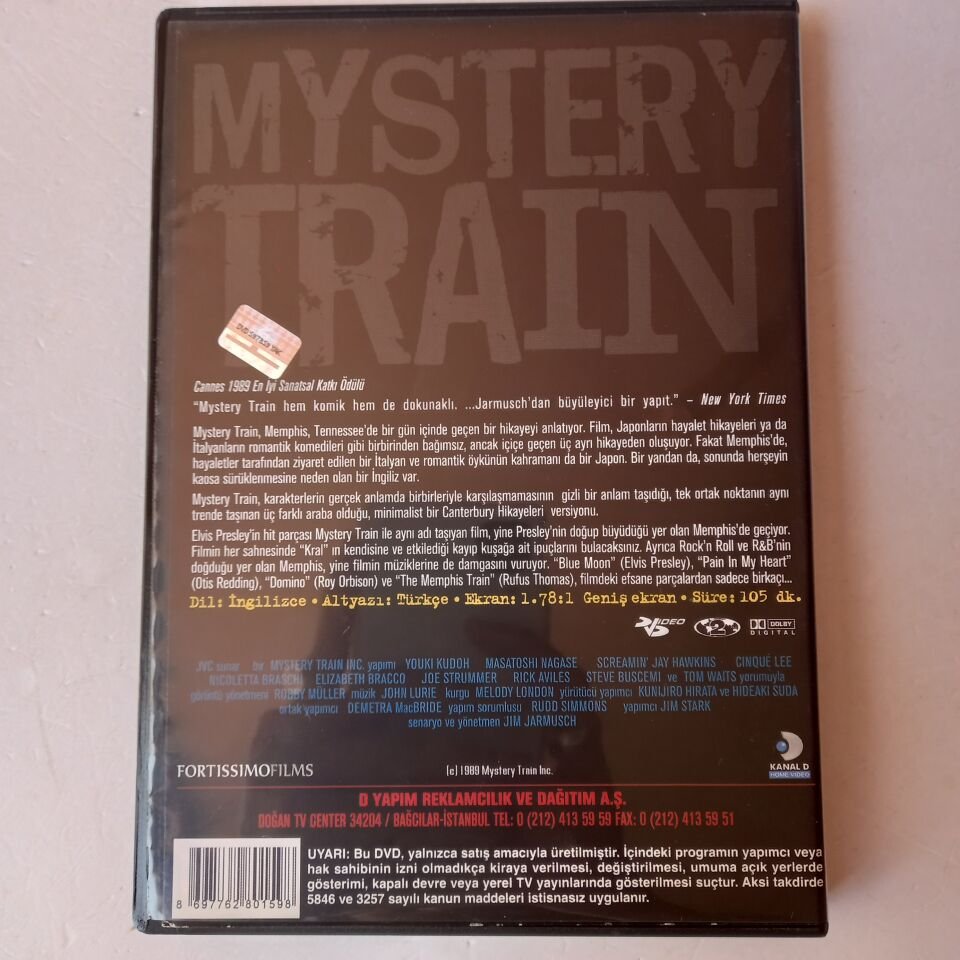 MYSTERY TRAIN - JIM JARMUSCH - DVD 2.EL