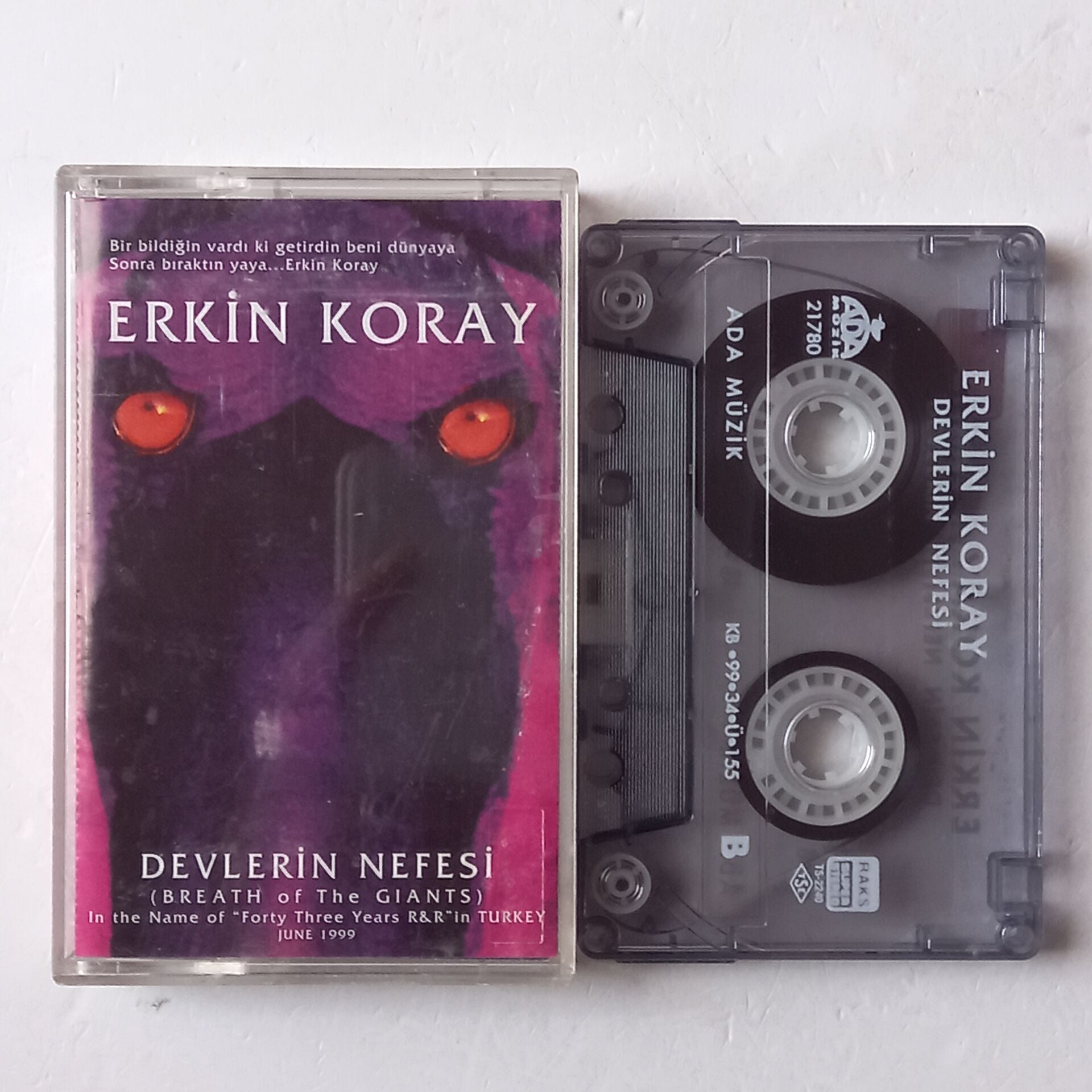 ERKİN KORAY -  DEVLERİN NEFESİ (1999) - KASET 2.EL