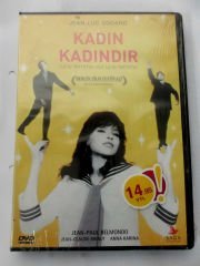 KADIN KADINDIR UNE FEMME EST UNE FEMME JEAN-LUC GODARD DVD SIFIR