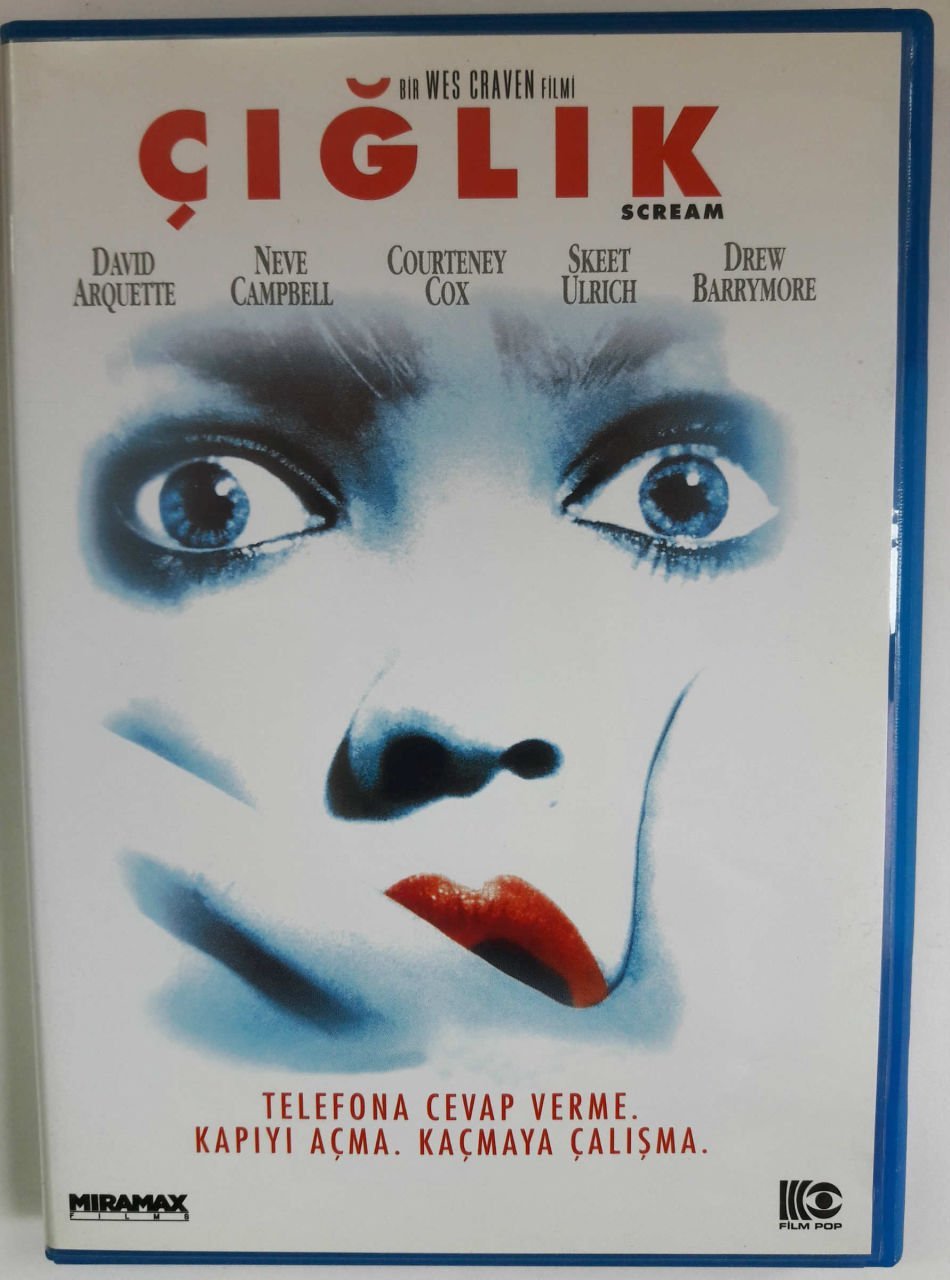 ÇIĞLIK - SCREAM - WES CRAVEN - DVD 2.EL