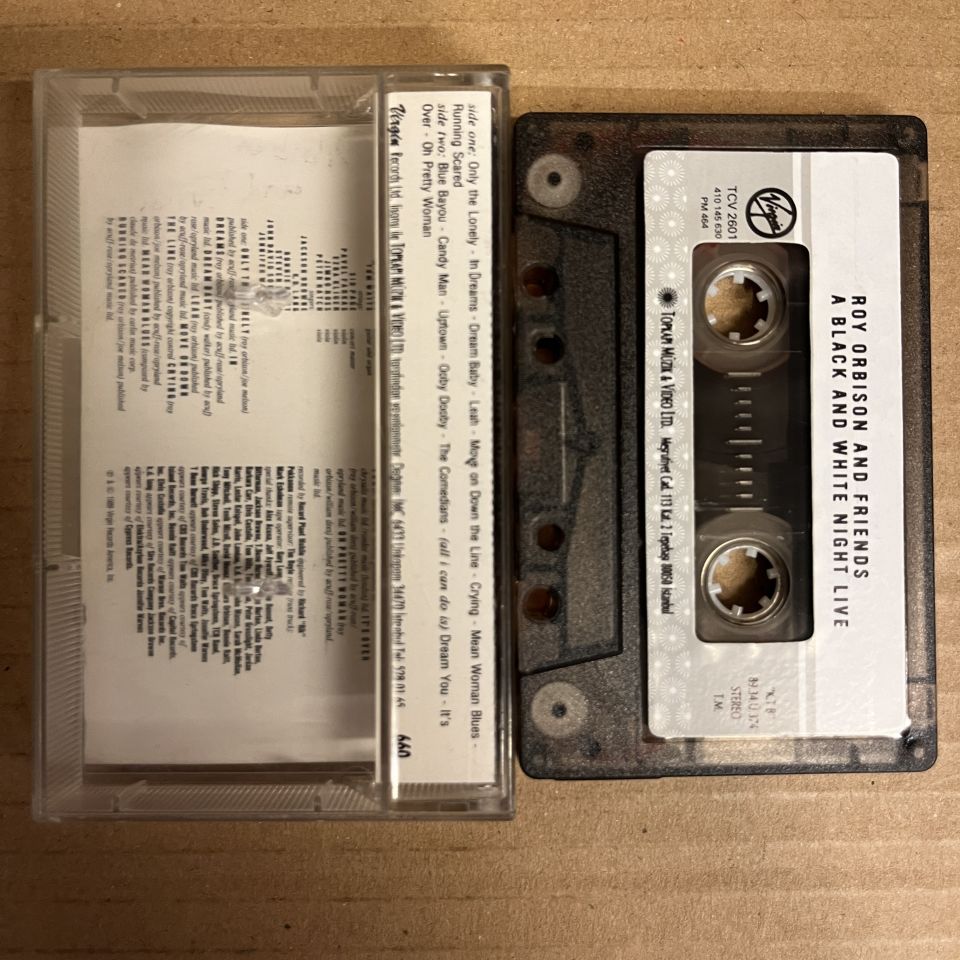 ROY ORBISON AND FRIENDS - A BLACK AND WHITE NIGHT LIVE (1989) - KASET 2.EL