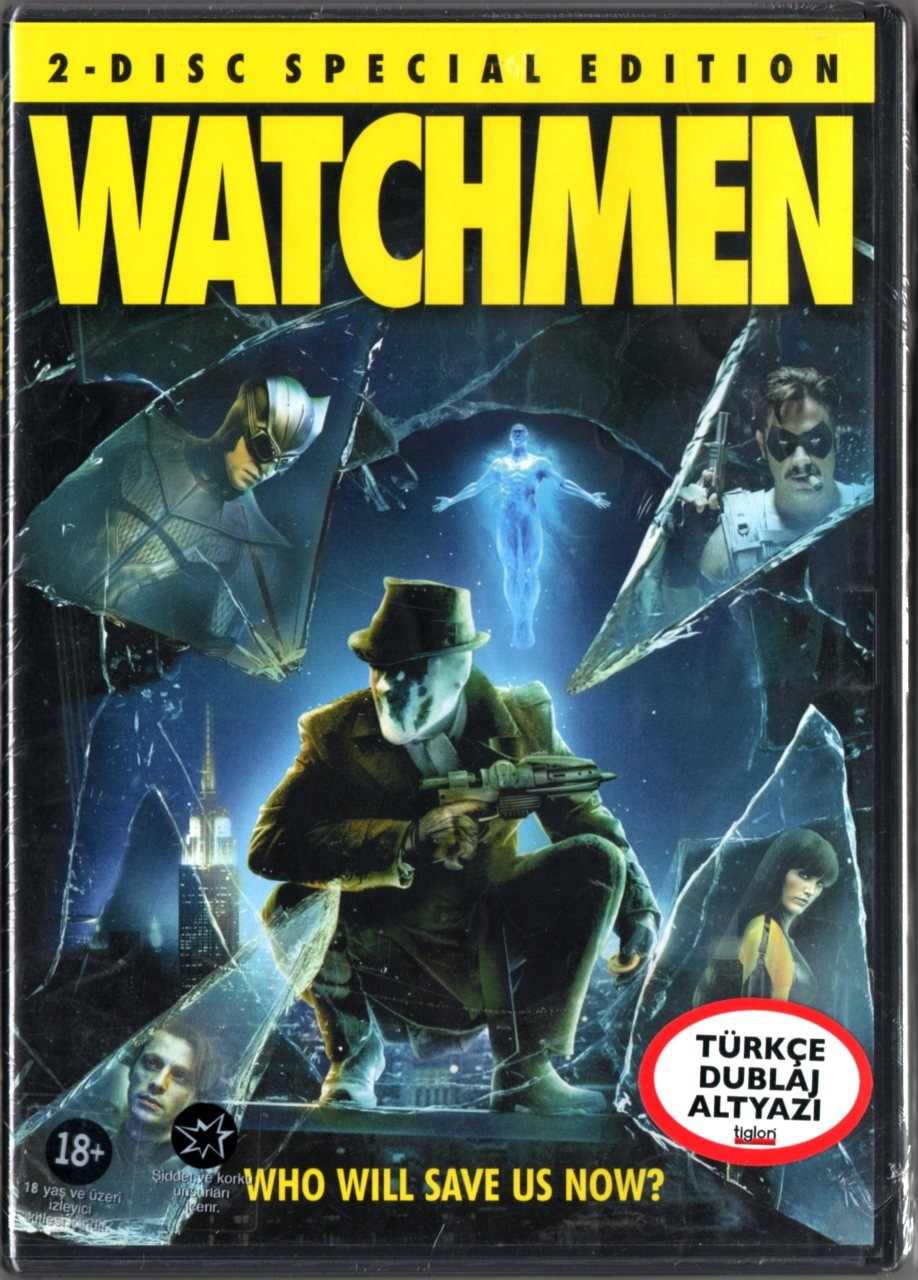 WATCHMEN - MALIN AKERMAN - BILLY CRUDUP - ZACK SNYDER - 2DVD SIFIR