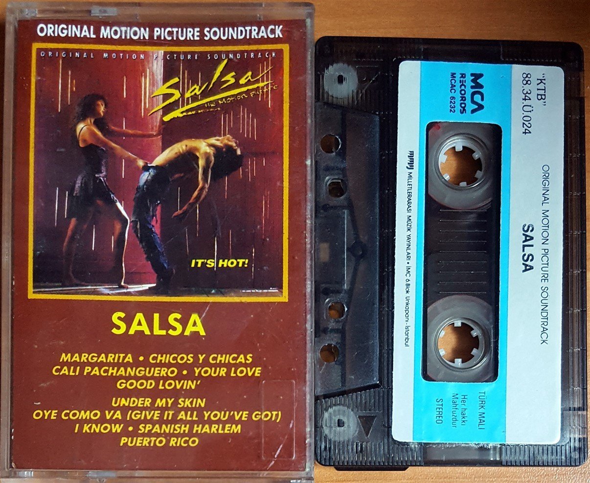SALSA SOUNDTRACK / WILKINS, KENNY ORTEGA, ROBBY ROSA, TITO PUENTE, BOBBY CALDWELL (1988) MMY KASET 2.EL