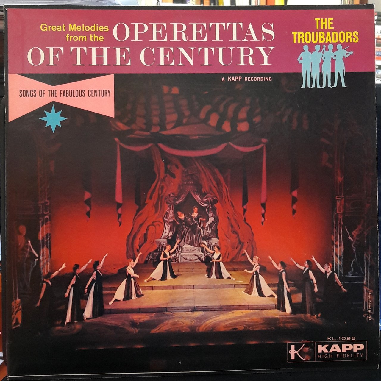 GREAT MELODIES FROM THE OPERETTAS OF THE CENTURY - THE TROUBADORS - PLAK 2.EL