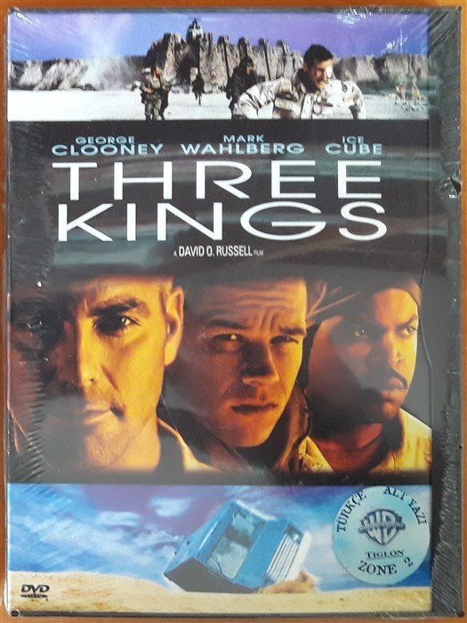 THREE KINGS - GEORGE CLOONEY - MARK WAHLBERG - ICE CUBE - SNAP CASE DVD SIFIR