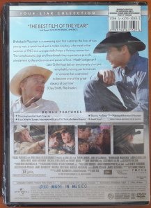 BROKEBACK MOUNTAIN - HEATH LEDGER - JAKE GYLLENHAAL - ANG LEE - DVD SIFIR 1. BÖLGE TR ALTYAZI YOKTUR
