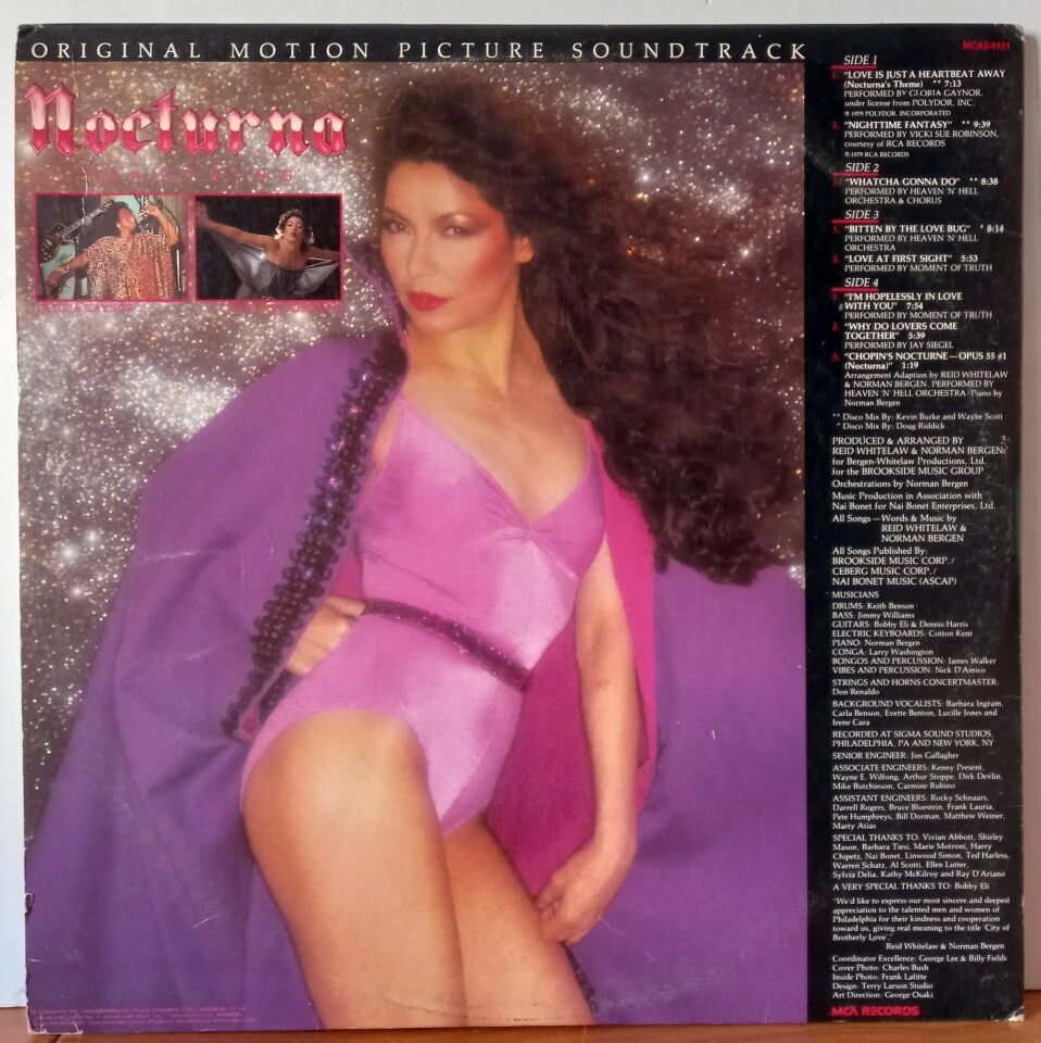NOCTURNA / ORIGINAL MOTION PICTURE SOUNDTRACK (1979) GLORI GAYNOR, VICKI SUE ROBINSON - 2LP 2.EL PLAK