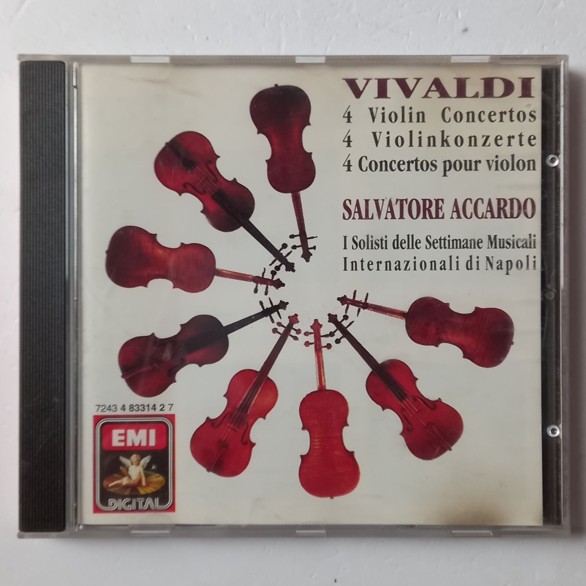 VIVALDI: 4 VIOLIN CONCERTOS - SALVATORE ACCARDO (1985) - CD 2.EL