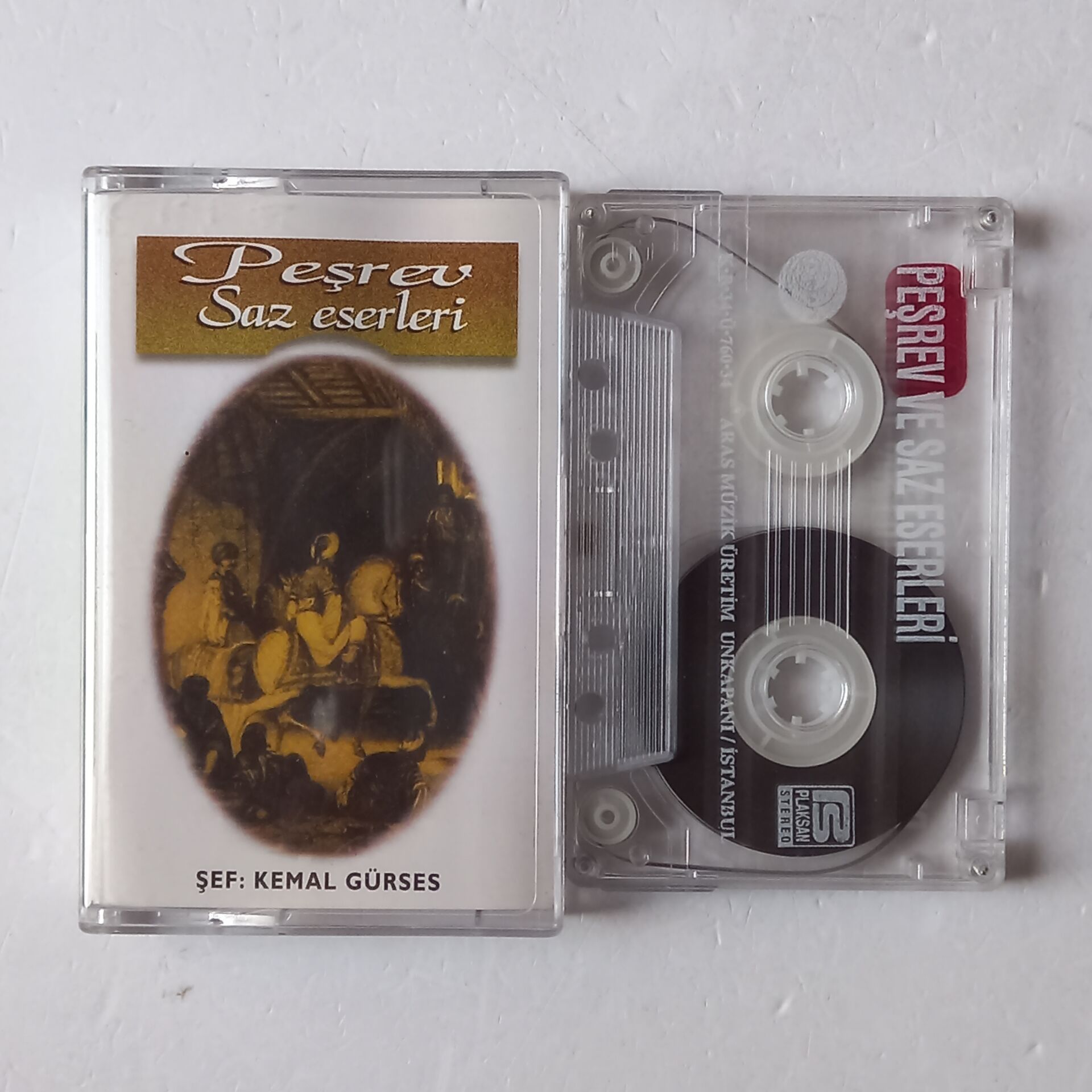 KEMAL GÜRSES - PEŞREV SAZ ESERLERİ - KASET 2.EL
