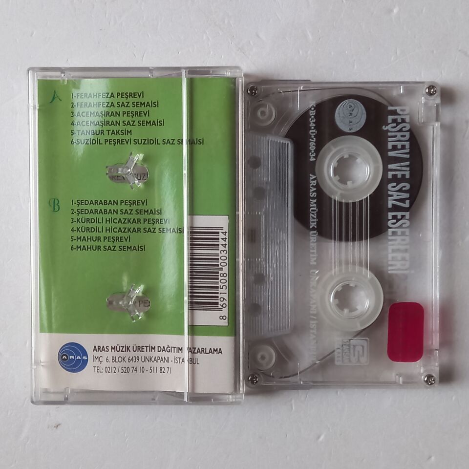 KEMAL GÜRSES - PEŞREV SAZ ESERLERİ - KASET 2.EL