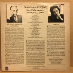 TERESA STRATAS THE UNKNOWN KURT WEILL 1981 2.EL PLAK