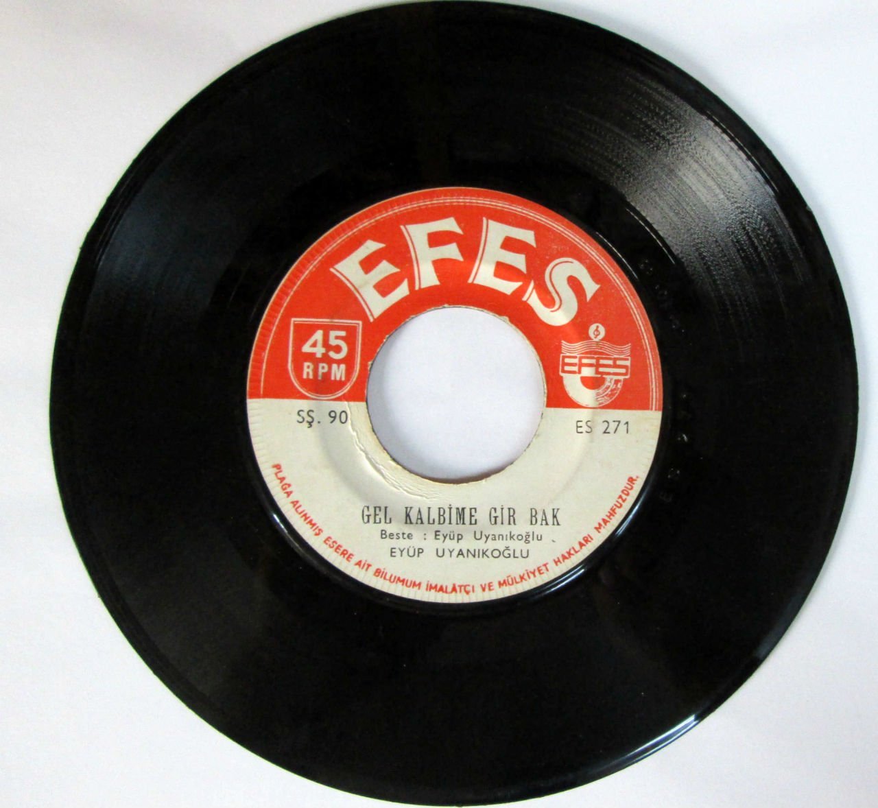 EYÜP UYANIKOĞLU - GEL KALBİME GİR BAK - 45LİK