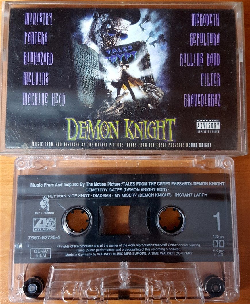 DEMON KNIGHT - SOUNDTRACK (1994) CASSETTE MADE IN GERMANY ''USED''