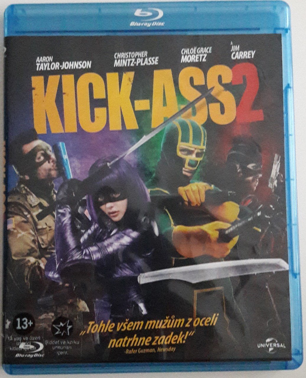 KICK-ASS 2 - AARON TAYLOR-JOHNSON - JIM CARREY - BLU-RAY 2.EL