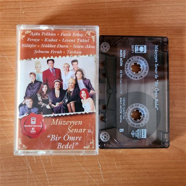 MÜZEYYEN SENAR İLE BİR ÖMRE BEDEL / TARKAN, AJDA PEKKAN, NÜKHET DURU, NİLÜFER, KUBAT, FERAYE (1998) - KASET 2.EL