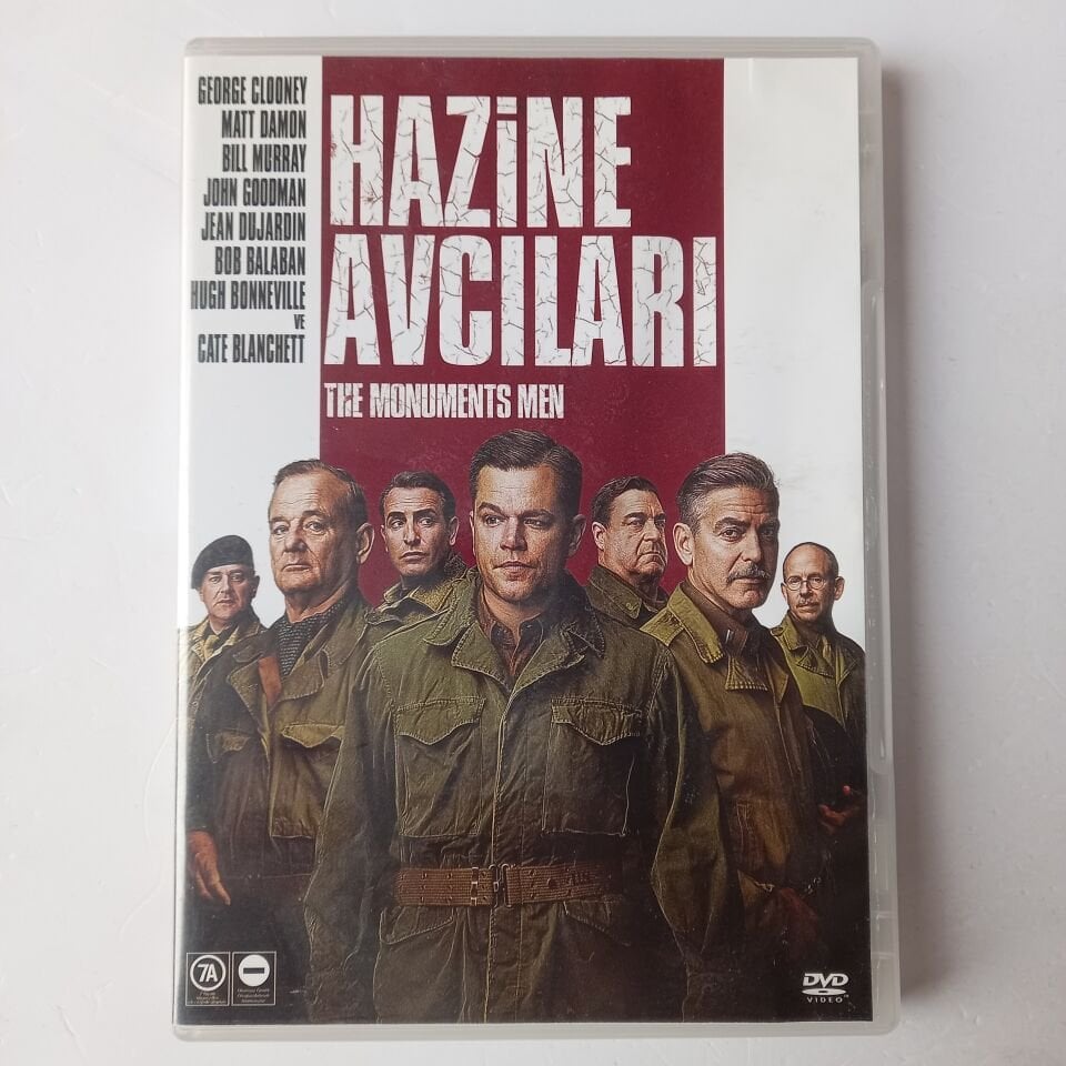 HAZİNE AVCILARI - THE MONUMENTS MEN - GEORGE CLOONEY - MAT DAMON - BILL URRAY - DVD 2.EL