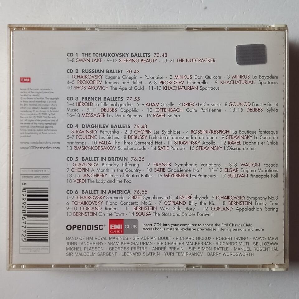 BEST BALLET 100 (2008) - 6CD REMASTERED 2.EL