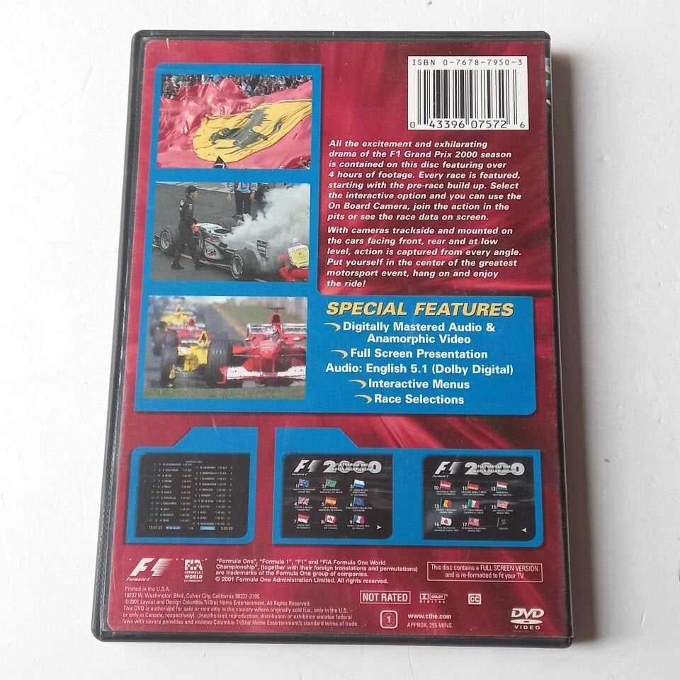 FORMULA 1 2000 / WORLD CHAMPIONSHIP REVIEW - DVD 2.EL