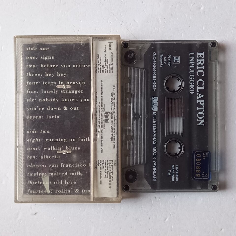 ERIC CLAPTON - UNPLUGGED (1992) - KASET 2.EL