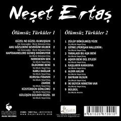 NEŞET ERTAŞ - ÖLÜMSÜZ TÜRKÜLER 1 & 2 - 2CD DIGIPACK SIFIR
