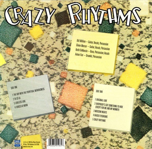 THE FEELIES – CRAZY RHYTHMS (1980) - LP INDIE ROCK 2009 EDITION SIFIR PLAK