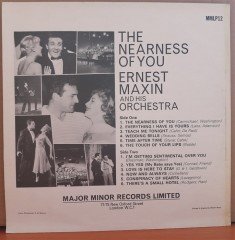 ERNEST MAXIN - THE NEARNESS OF YOU - LP 2.EL PLAK