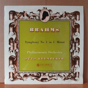 BRAHMS: SYMPHONY NO.1 IN C MINOR / PHILHARMONIA ORCHESTRA, OTTO KLEMPERER - LP 2.EL PLAK