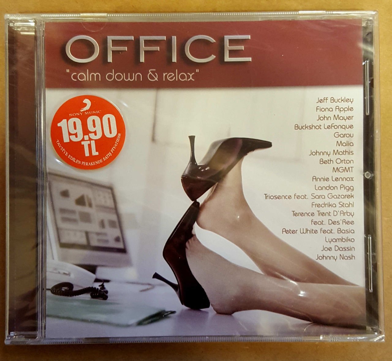 OFFICE CALM DOWN & RELAX KARIŞIK CD JEFF BUCKLEY MGMT FIONA APPLE MALIA SFR