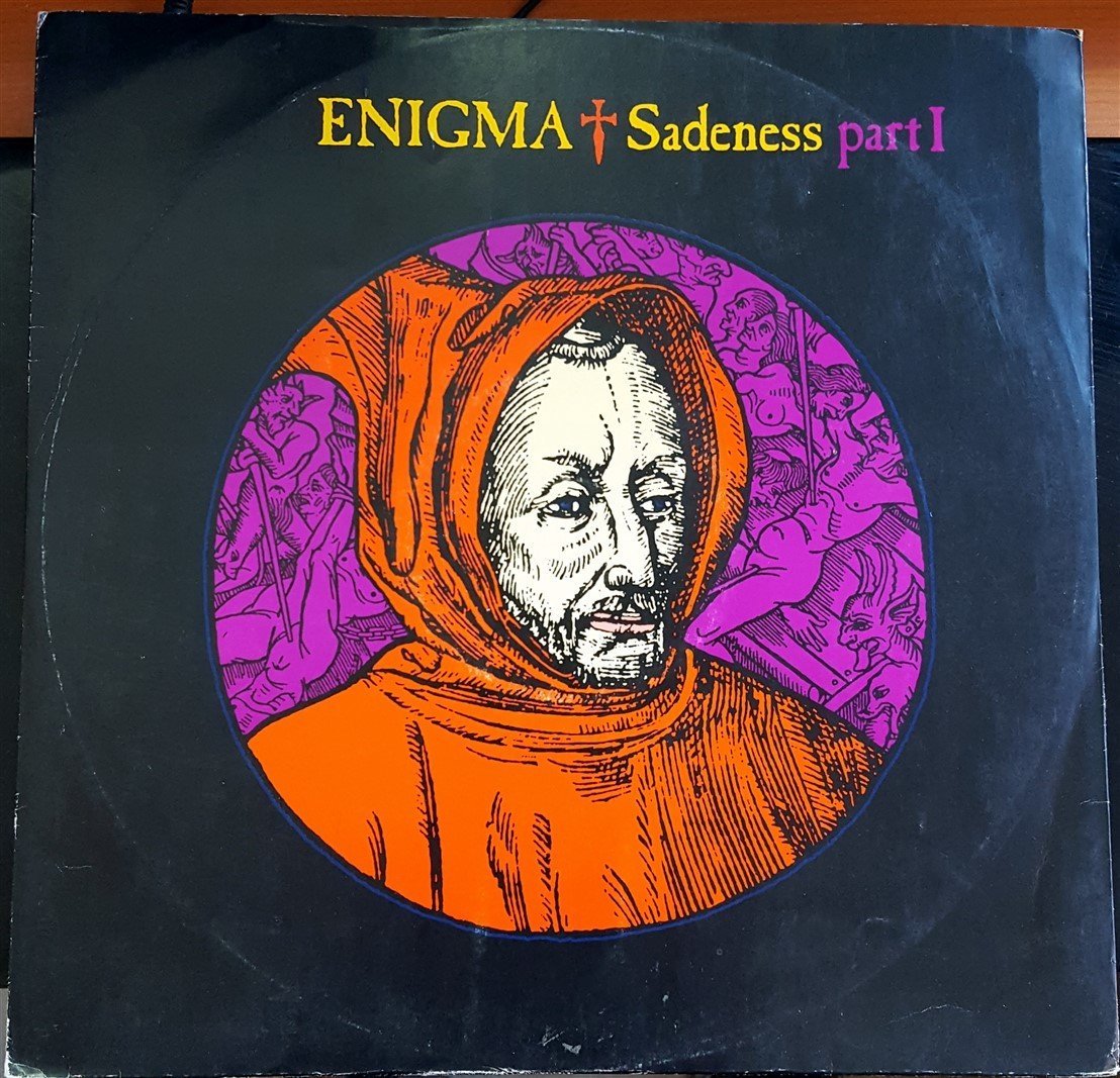 ENIGMA - SADENESS PART 1 (1990) MAXI SINGLE PLAK 2.EL