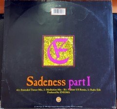 ENIGMA - SADENESS PART 1 (1990) MAXI SINGLE PLAK 2.EL