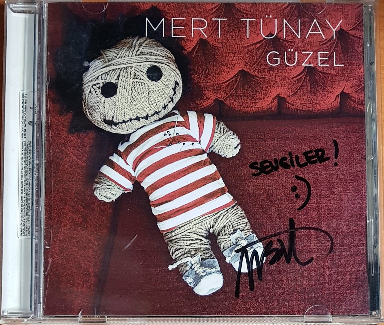 MERT TÜNAY - GÜZEL (2013) İMZALI DOĞULU PRODUCTIONS CD 2.EL