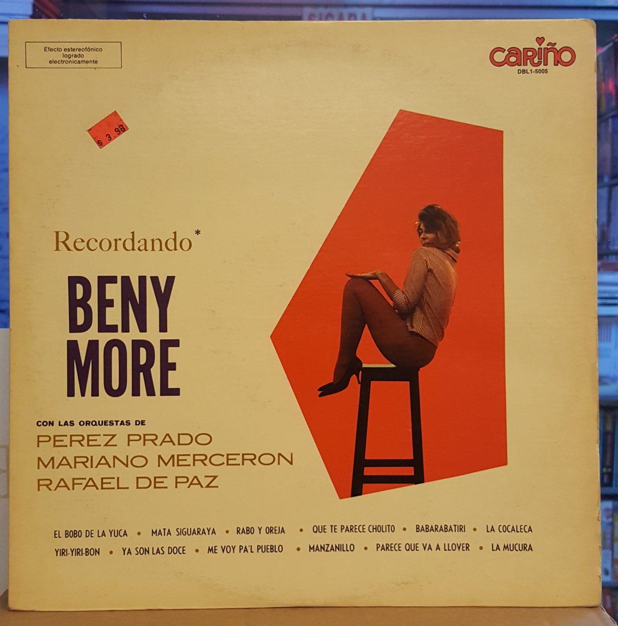 BENY MORE - RECORDANDO (1964) - LP PEREZ PRADO CUBANO MAMBO 2.EL PLAK